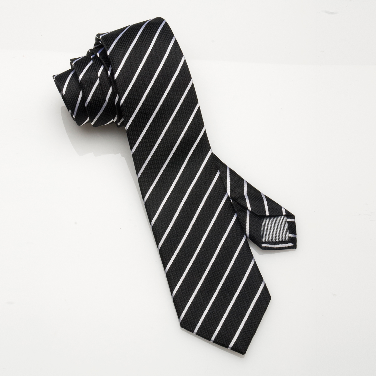 ottoman weave silk tie