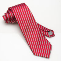 Brown Floral-Silk Tie