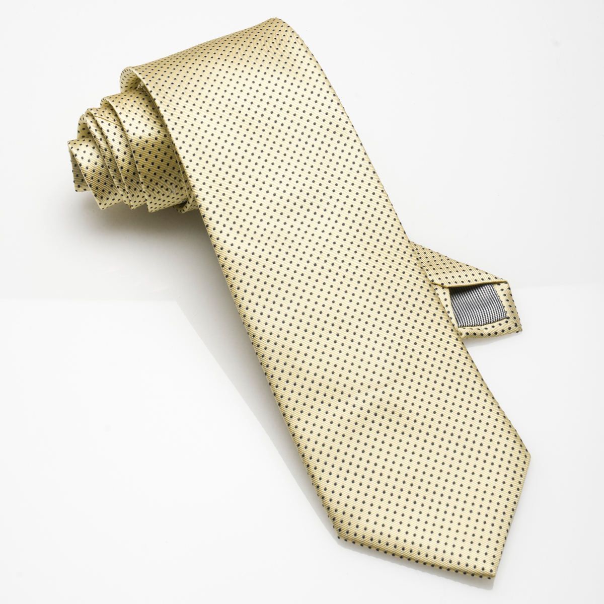 Yellow Pin Dot-Silk Tie Yellow Pin Dot-Silk Tie