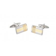 Purple Epoxy Stripe Design Cufflink