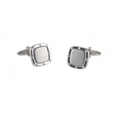 Rhodium Plated Cufflink