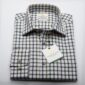 Taylor & Hunt Cream/Navy/Green Tattersall Check Regular Fit Shirt