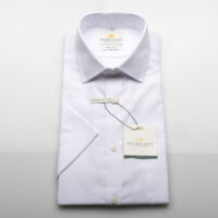 Taylor & Hunt Easy Iron White Oxford Short Sleeve Classic Fit Shirt-0