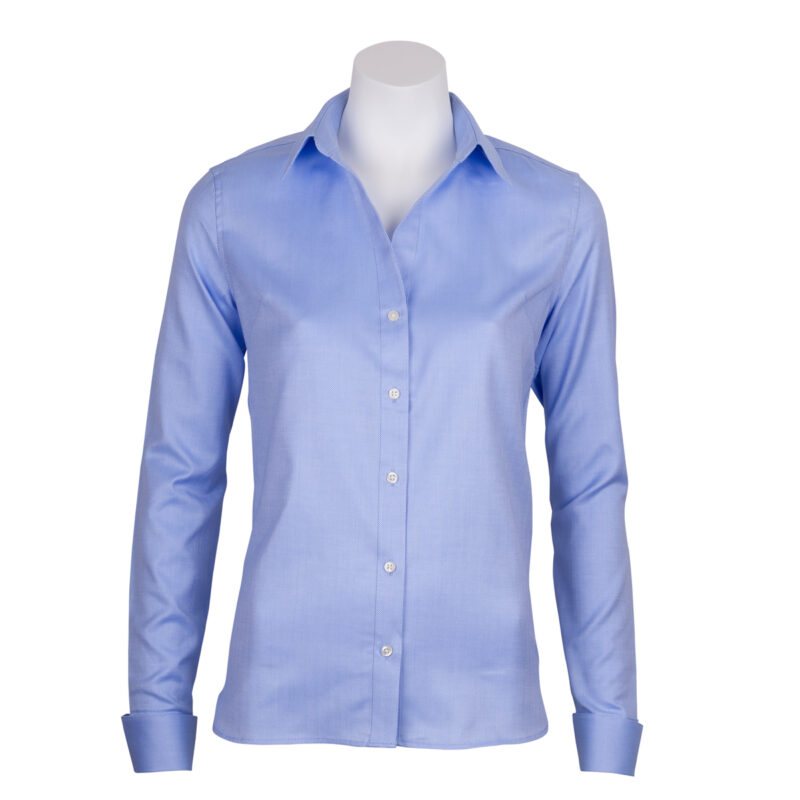 Taylor & Hunt White Herringbone Tailored Shirt