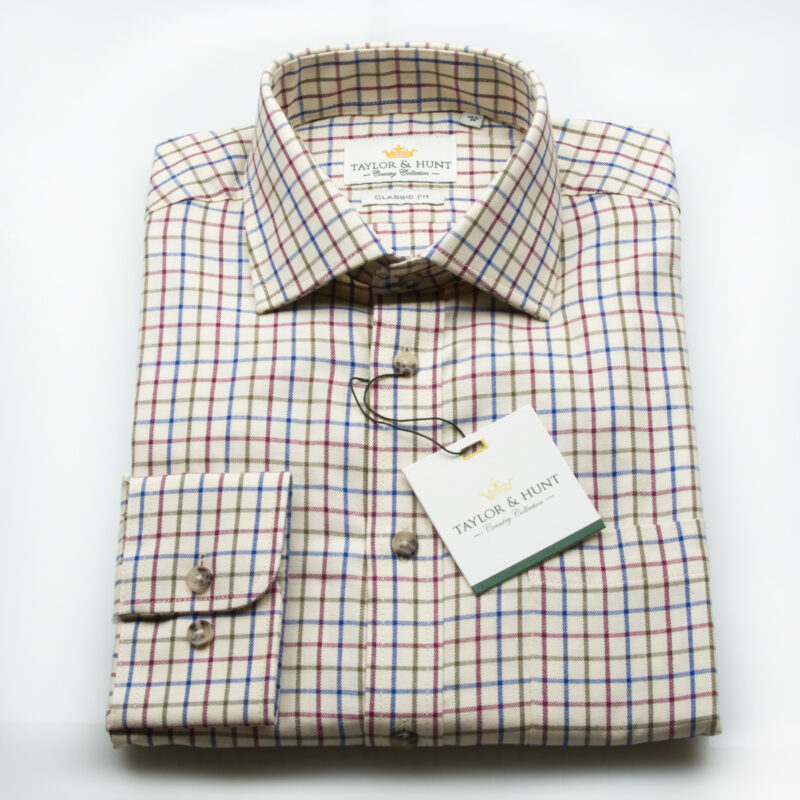 Taylor & Hunt Multi Check Classic Fit Shirt-0