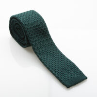 Fisk of Oslo Green Chunky Knitted Tie-0