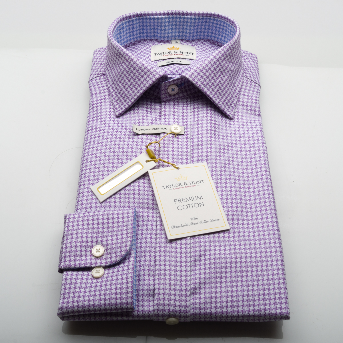 lilac shirt by Taylor & Hunt