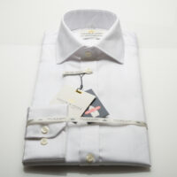 Taylor & Hunt White Herringbone Non Iron Cotton Tailored Fit Shirt