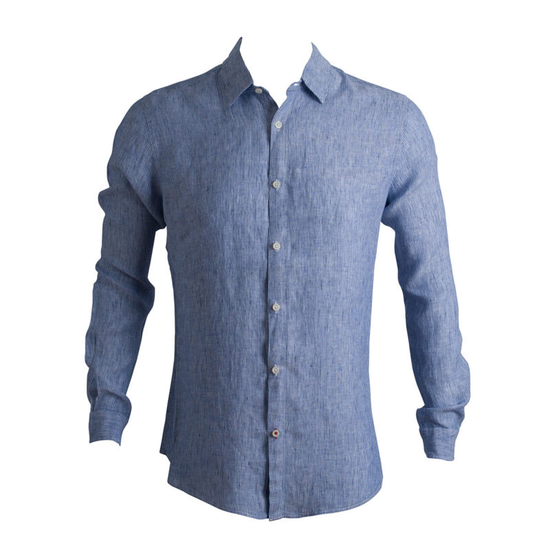 luc-brevet-linen-shirt-blue-stripe-slim