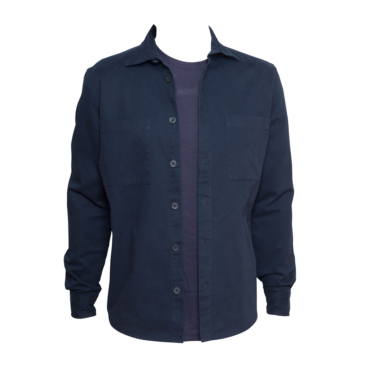 curated-navy-cotton-brushed-twill-overshirt
