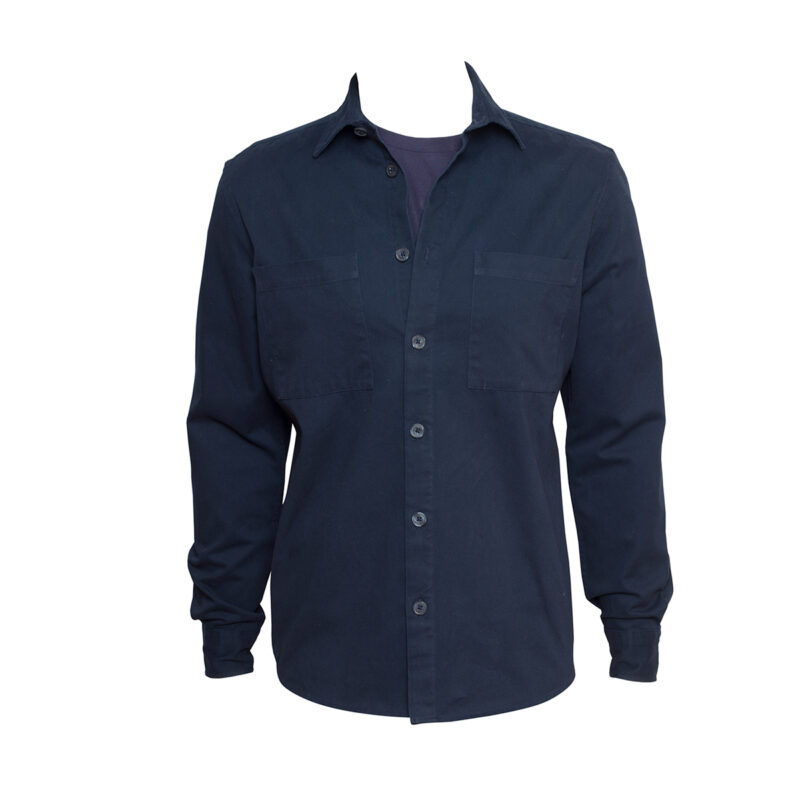 curated-navy-cotton-brushed-twill-overshirt