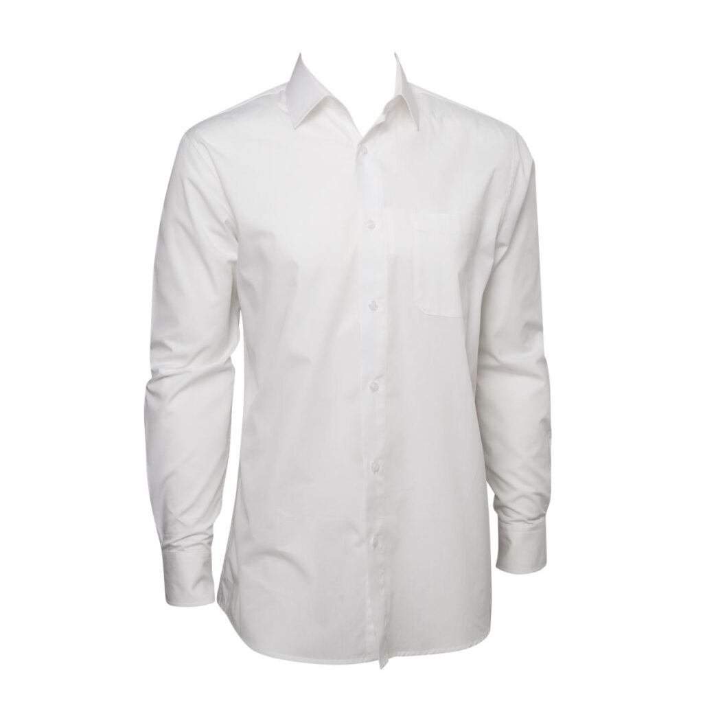 Simon Banks Poplin White Classic Fit Business Shirt-161/2 in-0