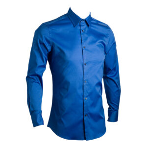 Peter Werth Slim Fit Royal Blue Oxford Mens Shirt.-0