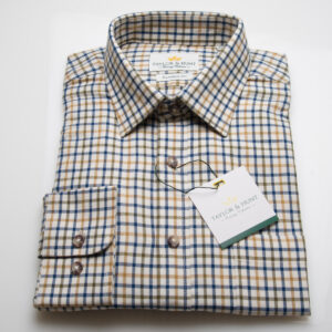 Brushed cotton Tattersall Check Shirt